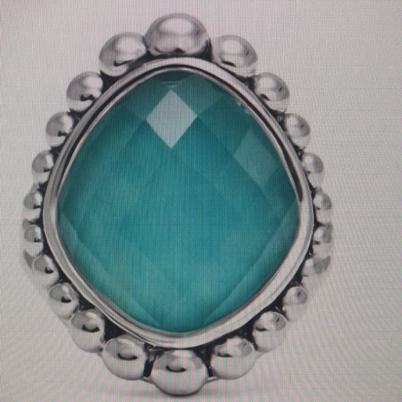 Lagos sterling silver with turquoise ring in size 7! Like new - Picture 1 of 12